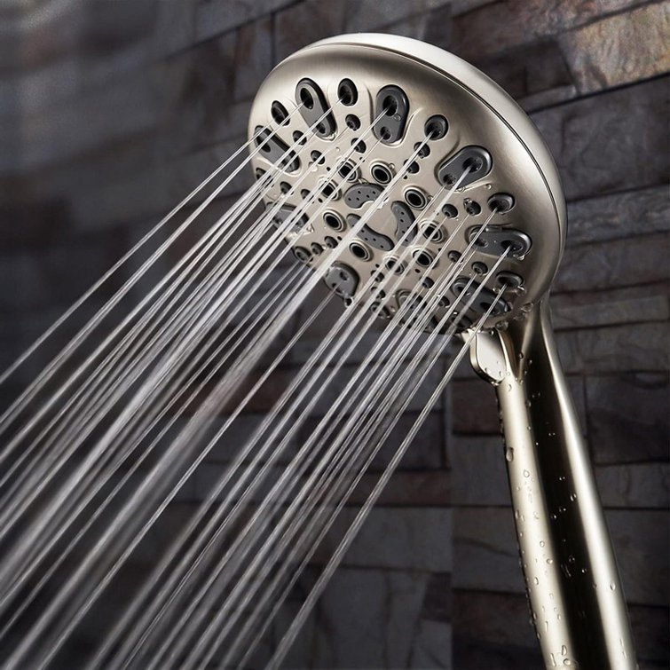 JASODI Handheld Shower Head, 6 Spray Setting High Pressure Shower Head